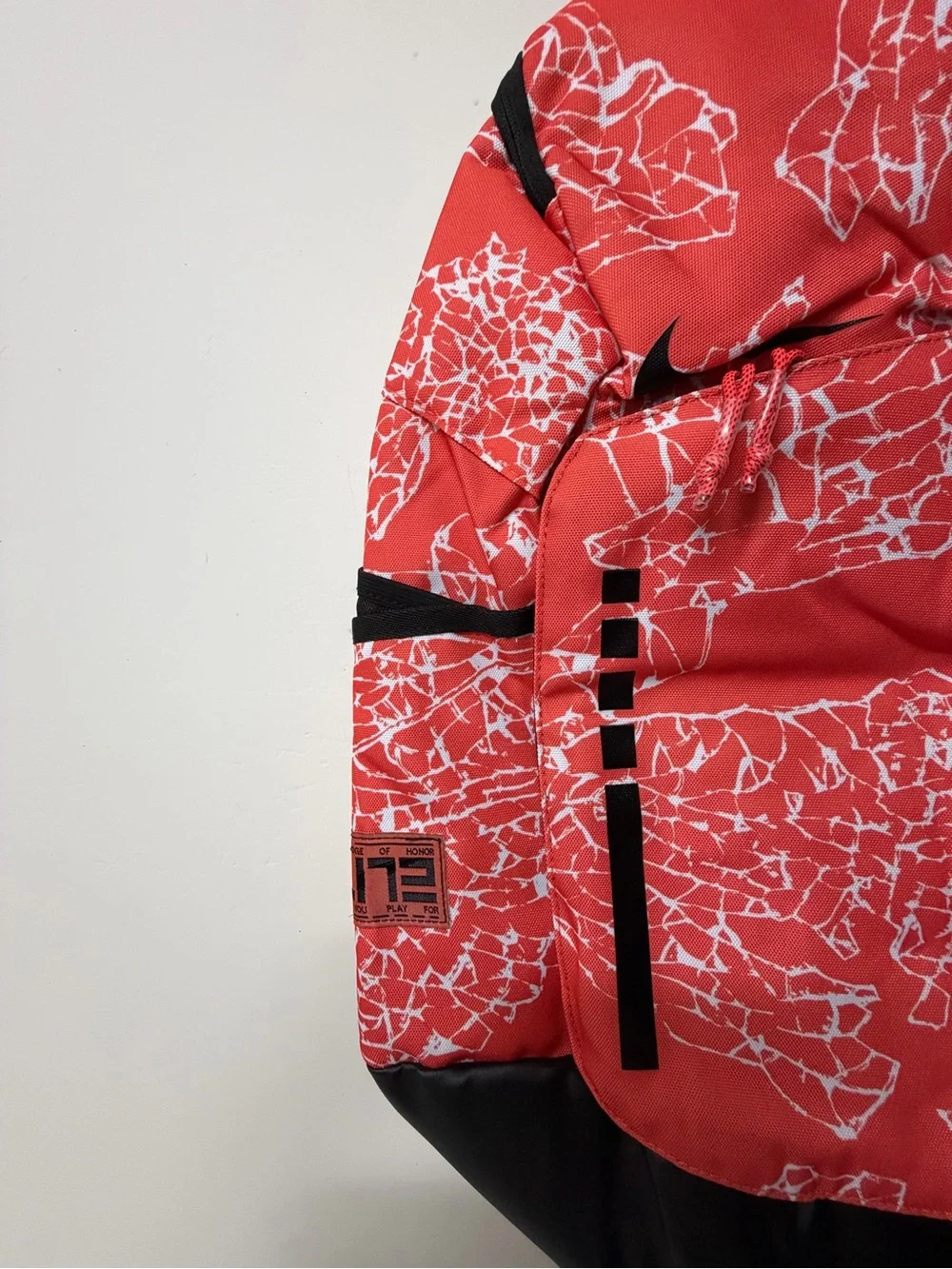 Nike Red Patterned Men's Backpack with Black Base